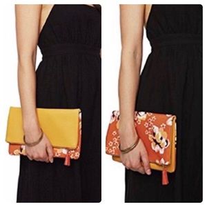 NEW Rachel Pally Reversible Clutch in Zahara print